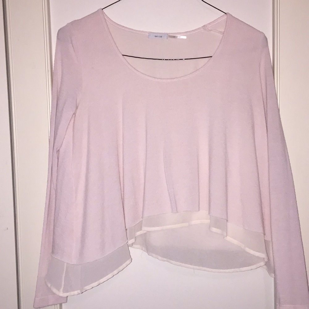 Urban outfitters light pink blouse